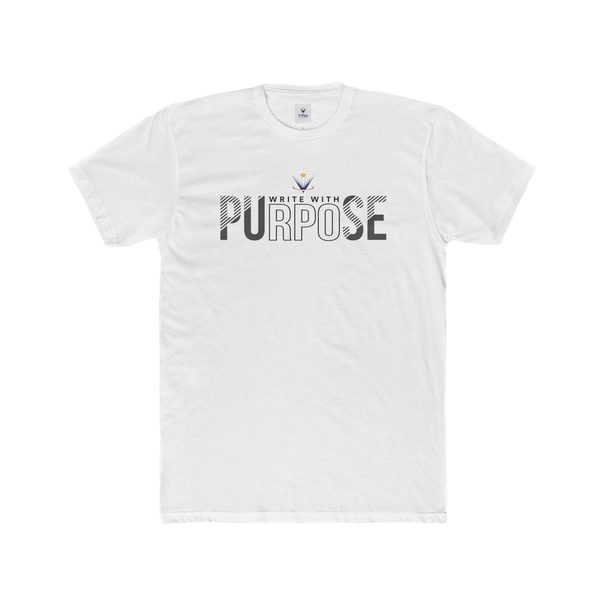 VYou Unisex Purposeful Cotton Crew Tee