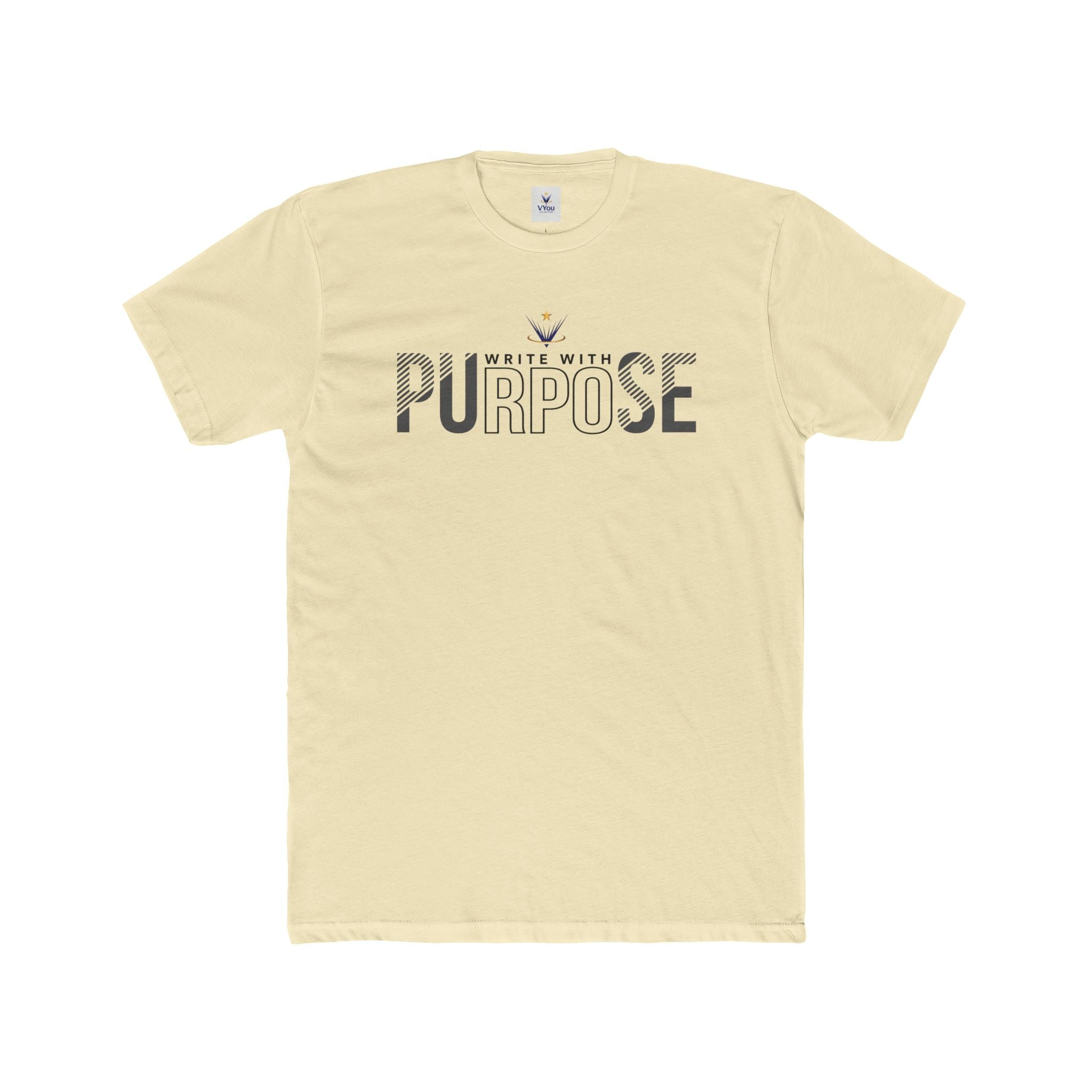 VYou Unisex Purposeful Cotton Crew Tee