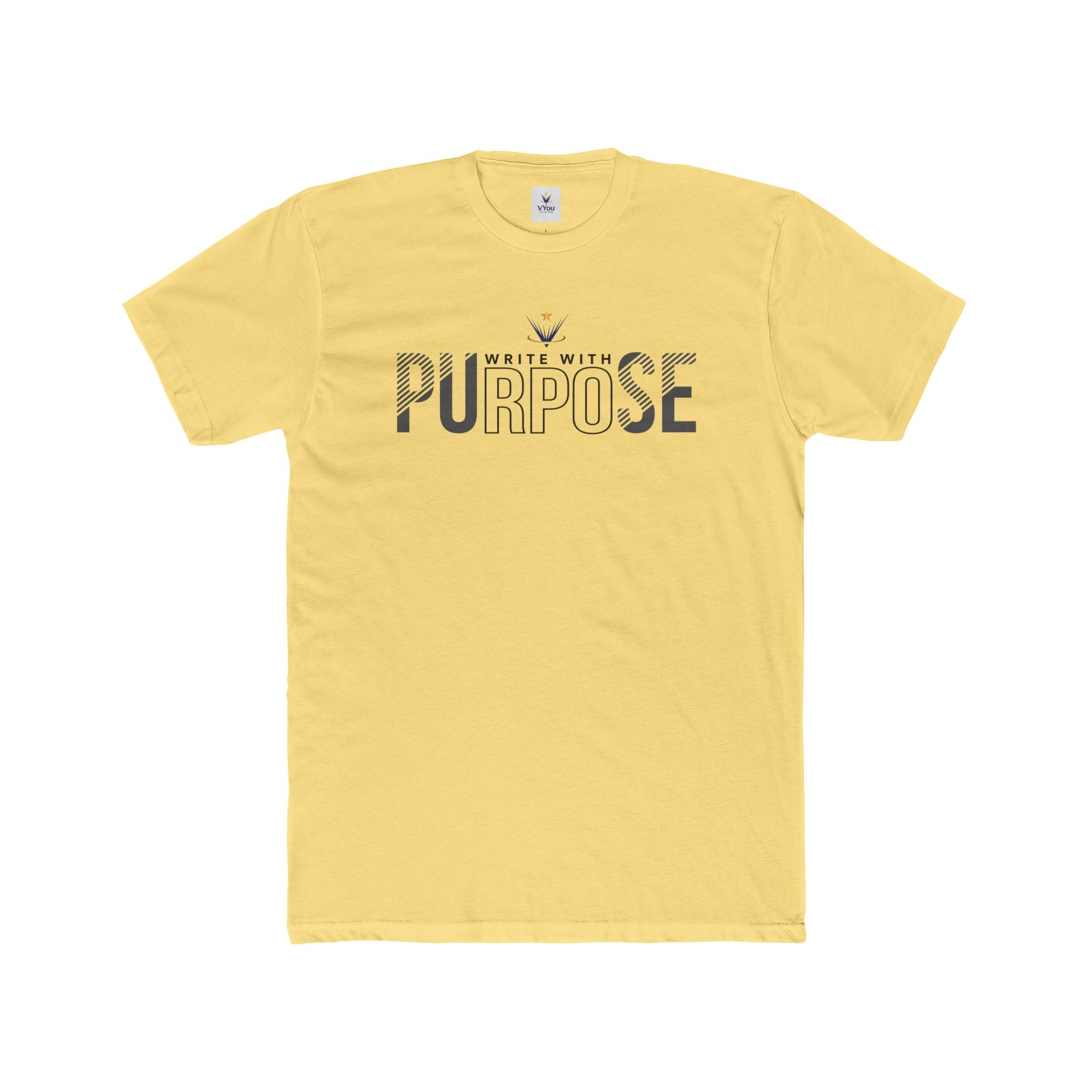 VYou Unisex Purposeful Cotton Crew Tee