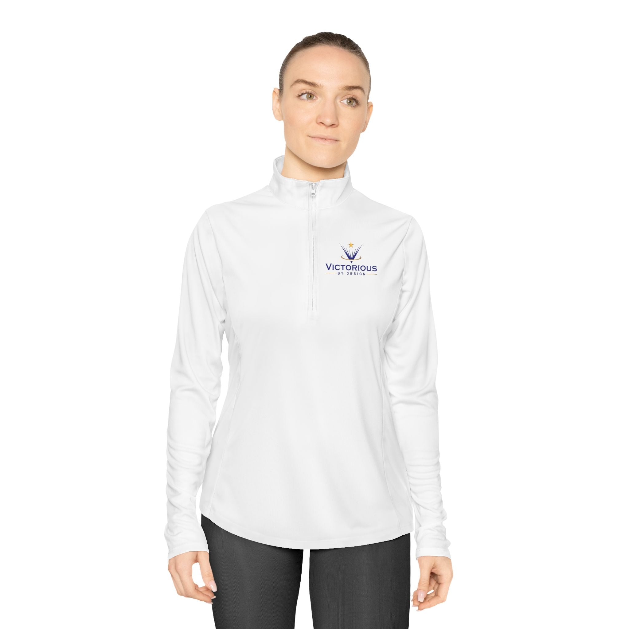VYou Ladies Quarter-Zip Pullover