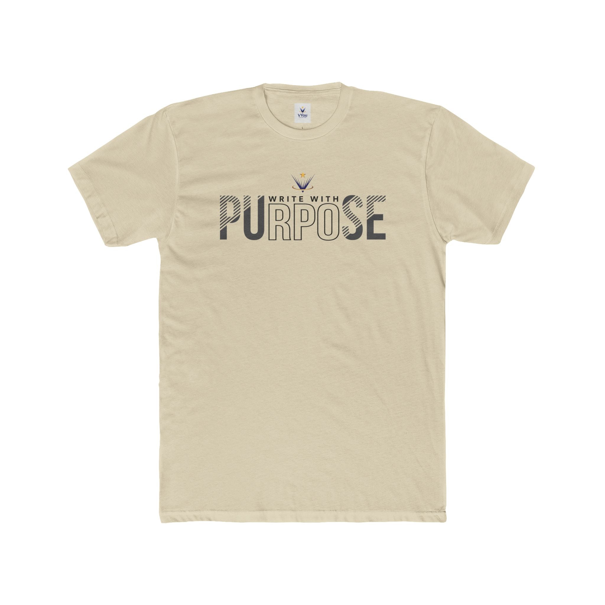 VYou Unisex Purposeful Cotton Crew Tee